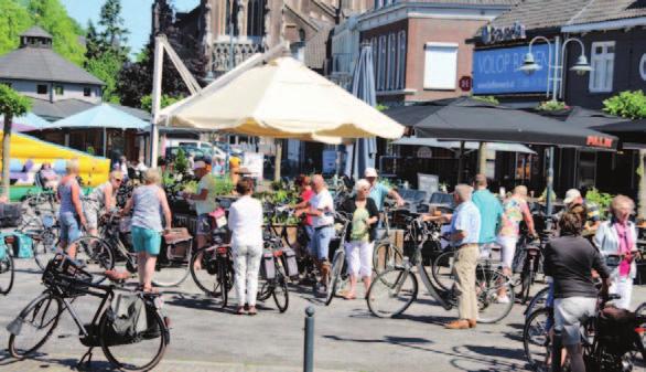 De 50 km fietsers maken twee maal een extra lus via Berlicum en den Dungen.