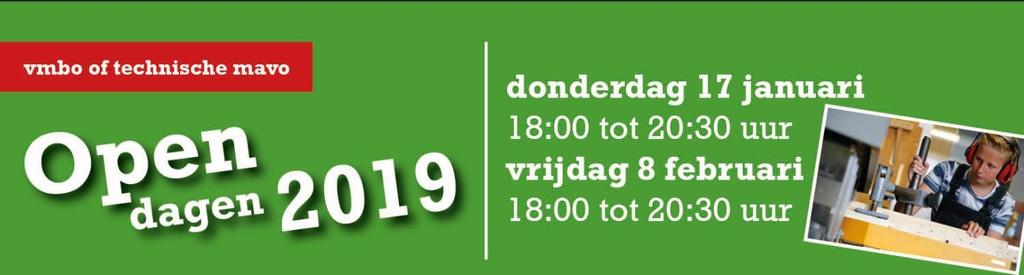 Beroepen Oriëntatie Dag (BOD) Donderdag 17 januari 2019 namen de leerlingen van de 3 e klas deel aan de Beroepen Oriëntatie Dag.