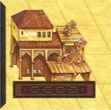 Als aan het einde van het spel de laatste gebouwen worden verdeeld, kan de viziersteen niet meer worden ingezet.