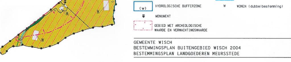 1.3 Geldend bestemmingsplan Het plangebied is gelegen binnen het bestemmingsplan Landgoederen Meursstede, vastgesteld door burgemeester en wethouders d.d. 8 december 2009, goedgekeurd door Gedeputeerde Staten van Gelderland op 22 maart 2010 en onherroepelijk geworden op 13 mei 2010.