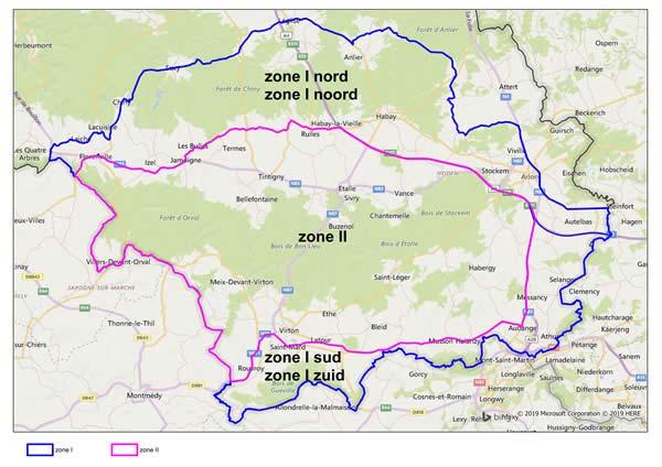 Eurpese znes 16 jan 2019 Znering (2) Waals gewest 14.09.18: afbakenen besmette zne 12.10.