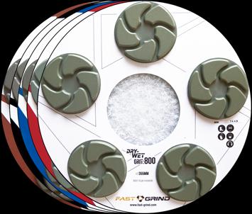 FAST-GRIND discs - Zeer hoge kwaliteit en m² rendement - Voor korrel 50 100 200