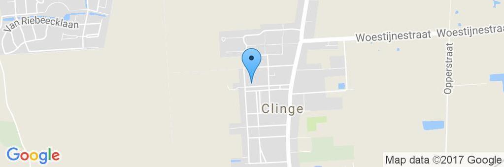 Omgeving Waar kom je terecht Clinge Het dorpje Clinge grenst aan het Belgische dorp De Klinge. Het telt 2.459 inwoners.