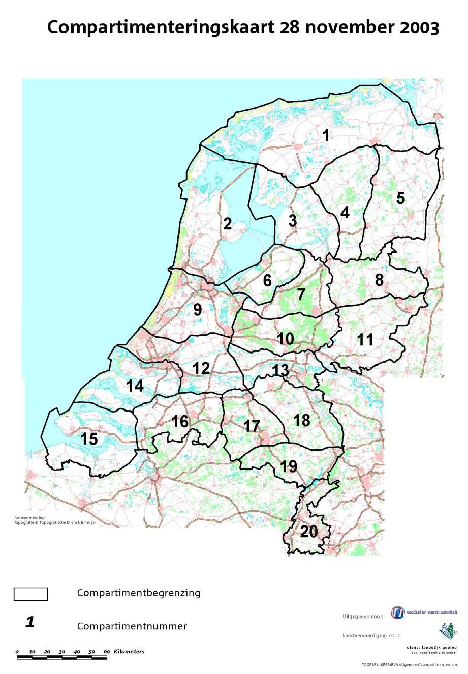 BIJLAGE 6: COMPARTIMENTERING