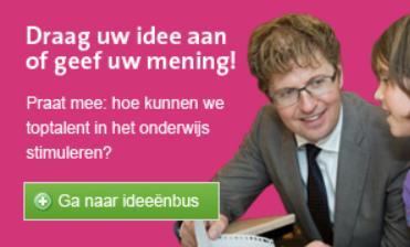 Kamerbrief toptalent sept 2013 Langs drie lijnen schetst Dekker zijn ideeën en denkrichtingen 1.Naar uitdagend onderwijs 2.