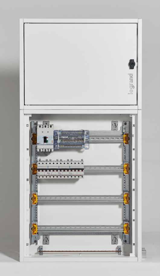 XL 3 S 160-24 modules - 2 en 4 rijen Verzorgde afwerking: Wit RAL 9003.