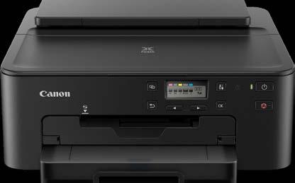 COMPACTE EN CONNECTED PRINTER VOOR THUIS OF OP KANTOOR Groot in functionaliteit, compact qua formaat Canon's meest compacte single-function printer met 5 afzonderlijke inktcartridges heeft een