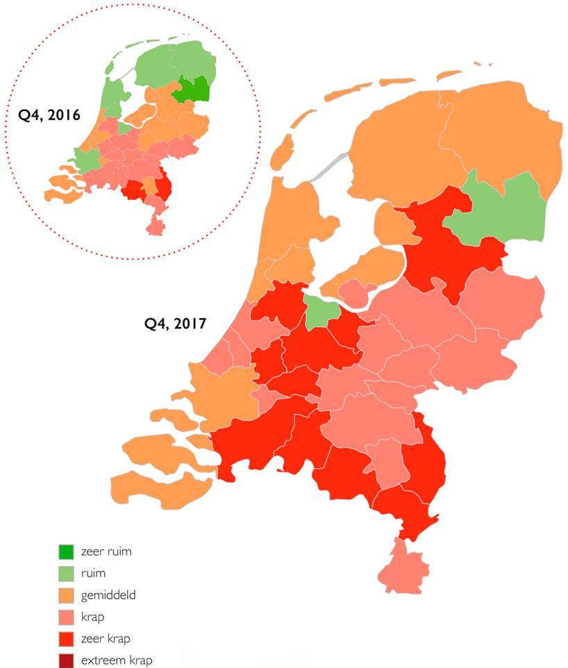 Groeiende krapte op logistieke arbeidsmarkt Arbeidsmarkt staat onder grote druk Personeelsaanbod logistieke sector onvoldoende Het aanbod van logistieke werknemers blijft echter ver achter bij de