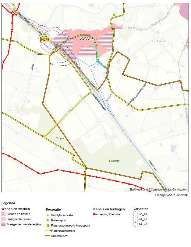 Figuur 12-3 Ruimtegebruik