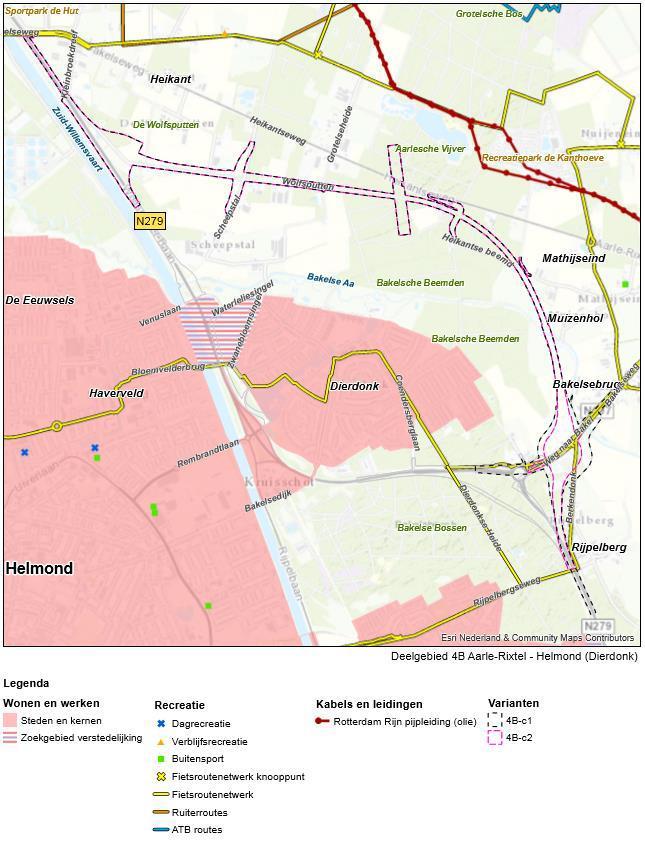 Figuur 12-6 Ruimtegebruik Recreatie