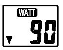 wilt zeggen dat uw huidige snelheid/rpm te laag is en dat u uw snelheid dient te verhogen om op het niveau van het aantal WATT te blijven.