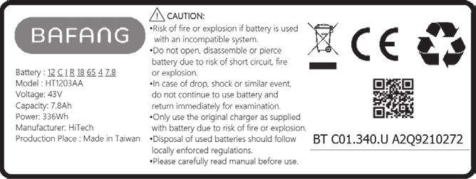 De batterij is niet volledig opgeladen wanneer deze wordt afgeleverd. Laad de batterij volledig op voor het eerste gebruik en voordat u deze opbergt.