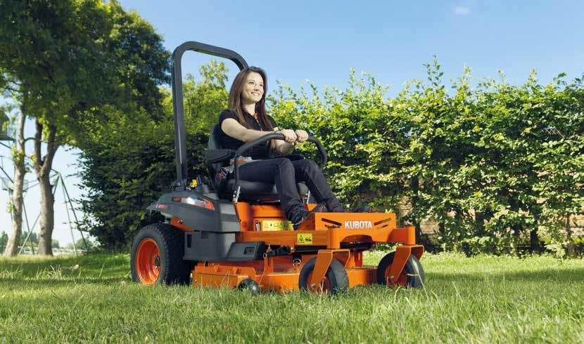 Z Serie Practisch en manoeuvreerbaar, deze zero-turnmaaiers maken maaien gemakkelijk. De grasmaaiers van de lijn Kubota Z122R maken hun beloftes van zero-turn grasmaaier voor thuis waar.