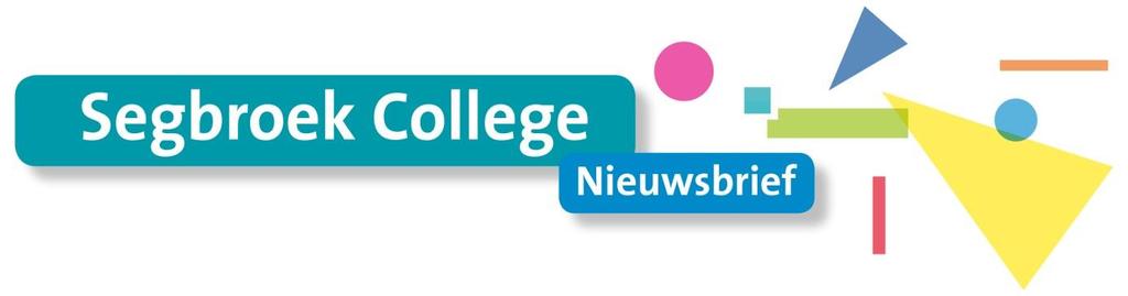 Aan de ouders/verzorgers en de leerlingen van het Segbroek College Betreft: informatie over het begin van het schooljaar 2019-2020 Den Haag, juli 2019 Geachte ouder/verzorger (en beste leerlingen),