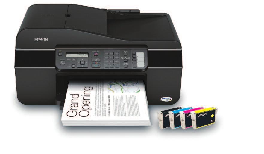 09 De Epson Stylus Office BX300F is een flexibele 4-in-1 die geschikt is voor alle afdrukken thuis of op kantoor.