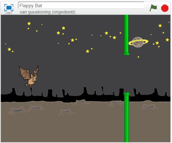 Flappy Bat Een spelletje in Scratch maken is toch wel het leukst en daarom gaan we aan de hand van deze handleiding een soort Flappy Bird maken.