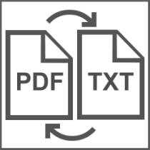 opslaan in de lokale map of in uw cloudservice. Tabblad Lezen: KNOP WEERGAVE WISSELEN. Met deze knop kunt u altijd wisselen tussen de beeldweergave in PDF en de weergave als gewone tekst in TXT.