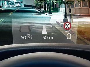 H MU 02 Of je nu jouw snelheid, de kilometerstand of jouw route wilt controleren, dankzij het Digitaal instrumentenpaneel (Active Info Display) ben je altijd op de hoogte.