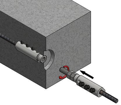 MONTAGE-INSTRUCTIES VOOR ALC-SK-KOPPELING Draai de breekbouten volledig vast met een elektrische of luchtsleutel, zoals aangegeven op pagina 18-19.