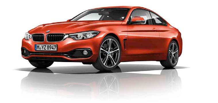 BMW modellen Modelspecifieke interieurlijsten voor Model Sport Line: - 4LV Interieurlijsten Schwarz hoogglans + accentlijsten Korallrot mat.