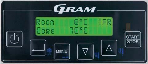 Bij stroomuitval of overschrijding van een temperatuurslimiet wordt een optisch en akoestisch alarm geactiveerd.