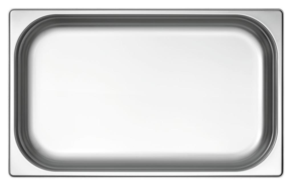 GN-bakken,, T65, Basic Line Ovenwant 32 cm, paar, zwart 9 liter Stapelbaar: Zonder perforatie Verstevigde rand: Zijdeglans