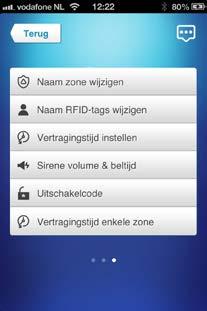 Met de Eminent e-alarm APP : 6 NEDERLANDS 7.0 Verwijder alle RFID tags per SMS 22 Verwijderen RFID-tags geslaagd. 8.