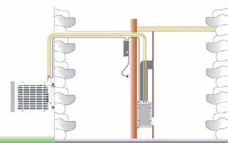 Standaard luchtgekoelde condensor, watergekoeld op aanvraag.