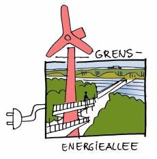 Energie op hoogte : uitkijkpunt over zonnevelden De grens