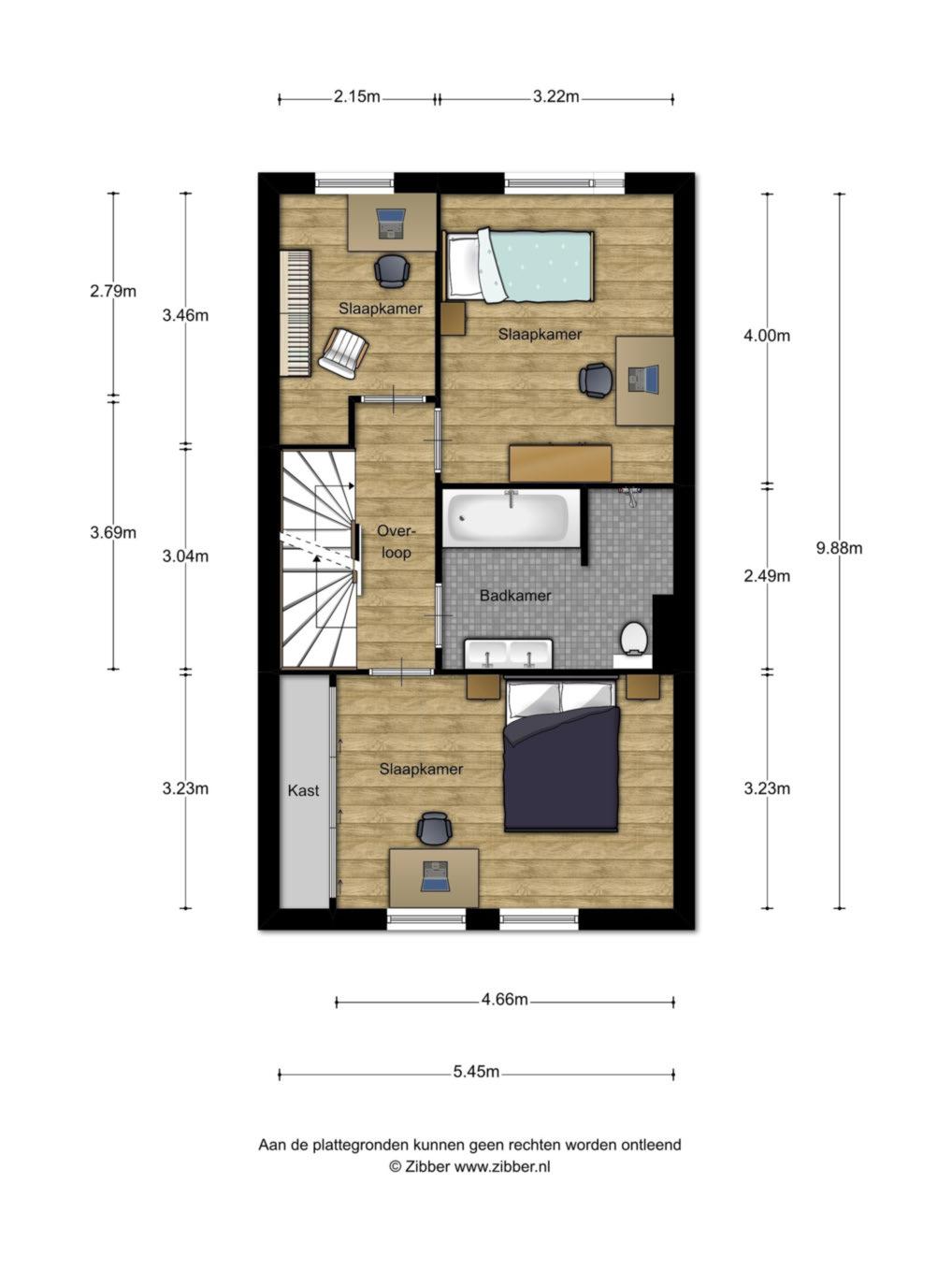 P lattegrond