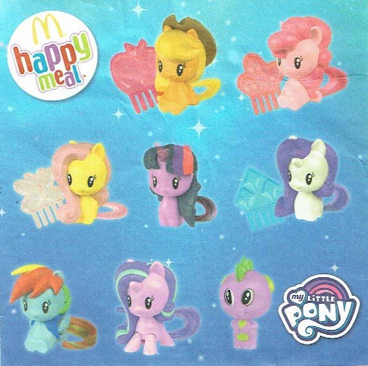 -05 My Little Pony Van 7 juni t/m 18 juli Apple Jack (geel) Pinkie Pie (rose) Fluttershy (geel met rose manen) Twilight
