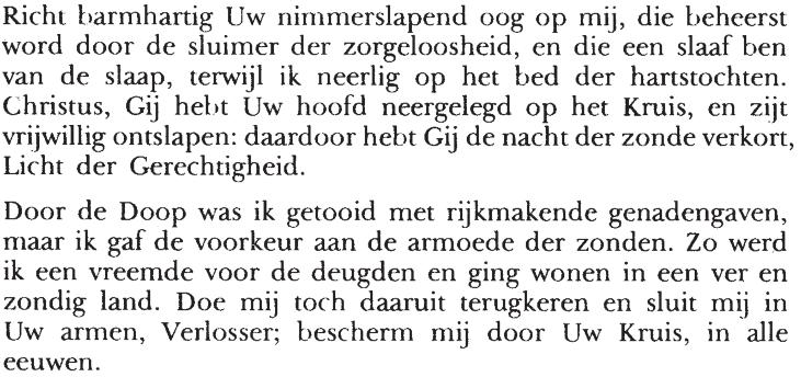 Woensdag in de Vijfde Week ander triodion irmos t.2 Onvruchtbaar is mijn geest... Eer aan U, onze God, eer aan U. irmos t. 2 de achtste Cantiek (het lied van de drie jongelingen; Dan.