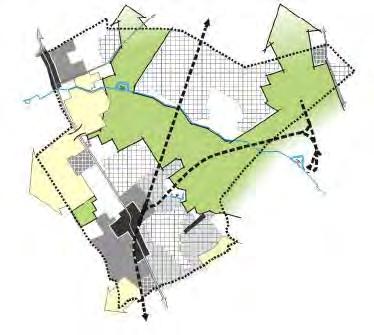 Als structuurbepalende elementen voor de natuurlijke structuur worden de beekvalleien van s Hertogendijkse Beek, Zwarte Beek, Bunderbeek en Kaartsebeek gerekend tot de lokale ecologische structuur.