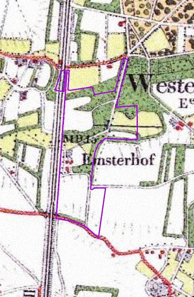 2 Recente ontwikkelingen Enkele ontwikkelingen in de 20 eeuw hebben gemaakt dat het historische landschapskenmerken van de omgeving van de Emsterhof deels teniet zijn gedaan.