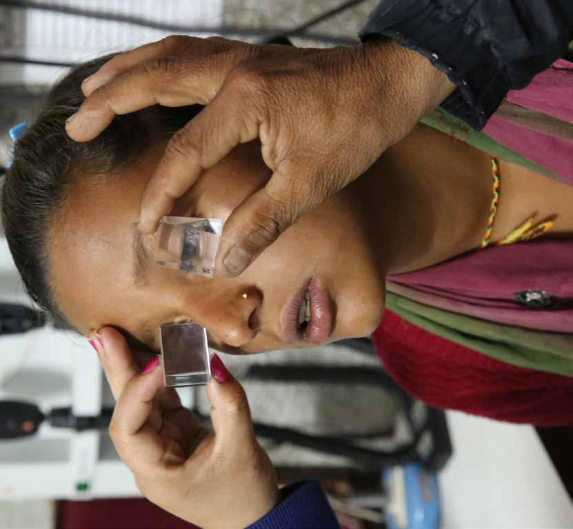 Nepal Ondersteuning Activiteiten Partners van Sterktes in de projecten Het Himalaya Eye Hospital is operationeel onafhankelijk.