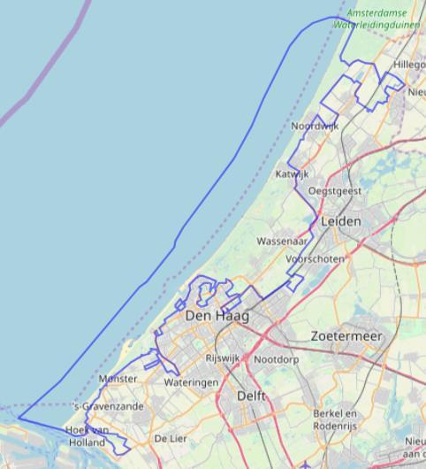 2. Inleiding 2.1. Het Nationaal Park Hollandse Duinen Het Nationaal Park Hollandse Duinen is gelegen in Zuid-Holland en is ongeveer 200 km² groot.
