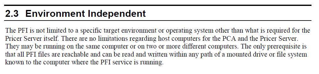 Met de term PCA wordt in bovenstaande tekst de backoffice PC bedoeld in de winkel.