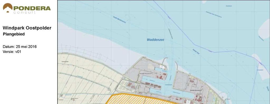 3 Figuur 1.1 Plangebied Windpark Oostpolder 1.2 Procedure en besluiten Om het windpark in de Oostpolder mogelijk te maken zal de provincie Groningen een provinciaal inpassingsplan opstellen.
