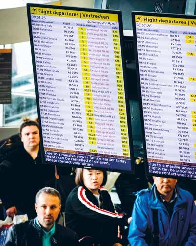 29.04.2018 Stroomstoring Schiphol Crisismanager Pepijn Morgenstern wordt op zondag 29 april om 04.