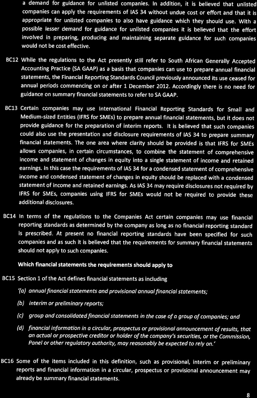 12 No. 41338 GOVERNMENT GAZETTE, 18 DECEMBER 2017 a demand for guidance for unlisted companies.