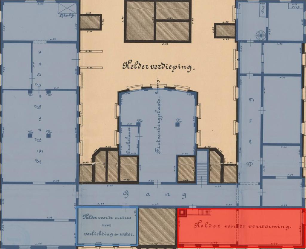 nl Ons kenmerk RA18368a2 Pagina 8/27 A Souterrain Figuur 3 Langsdoorsnede bestaand, westelijke vleugel, ref.