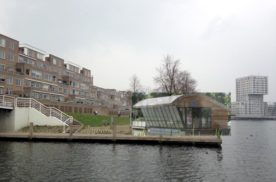 3d. Oeverpromenade Aan de rand van stad en water zou dit eveneens een perfecte locatie zijn voor