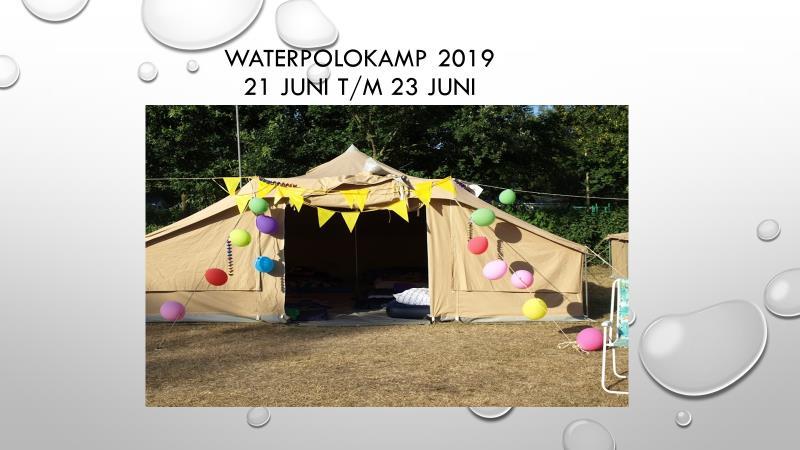 Beste Superspetters en waterpoloërs, Van 21 t/m 23 juni 2019 gaan we weer gezellig op kamp. Dit jaar is de insteek anders.