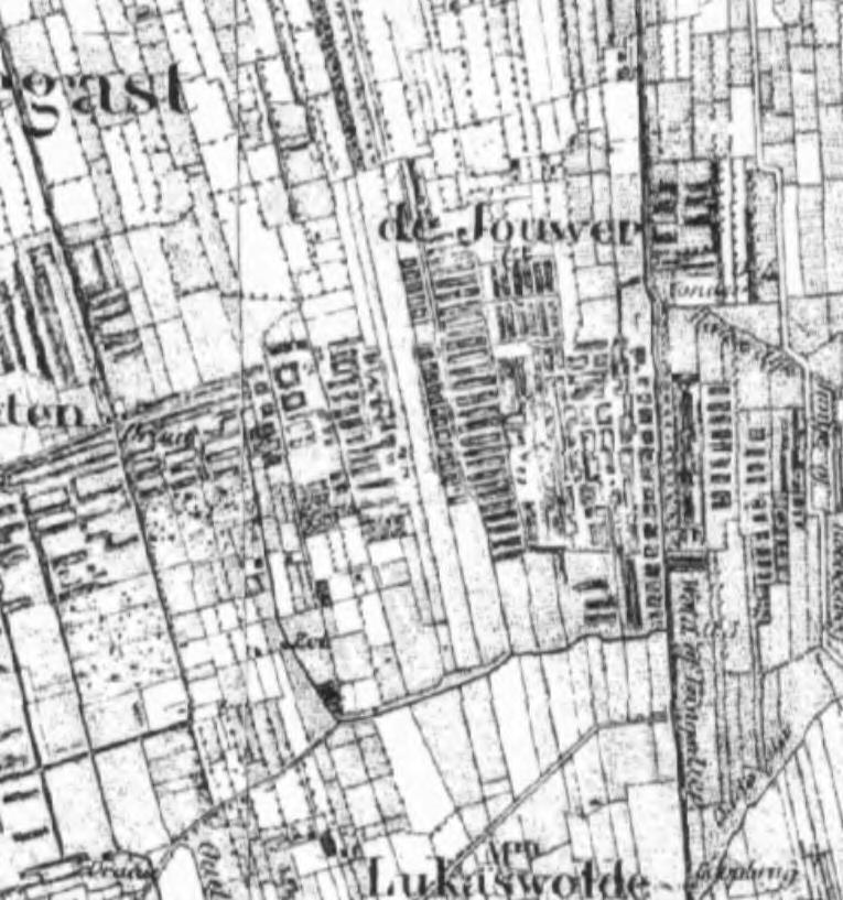 Figuur 4-2 Historische situatie rond 1850 (links) en 1930 (rechts) 4.