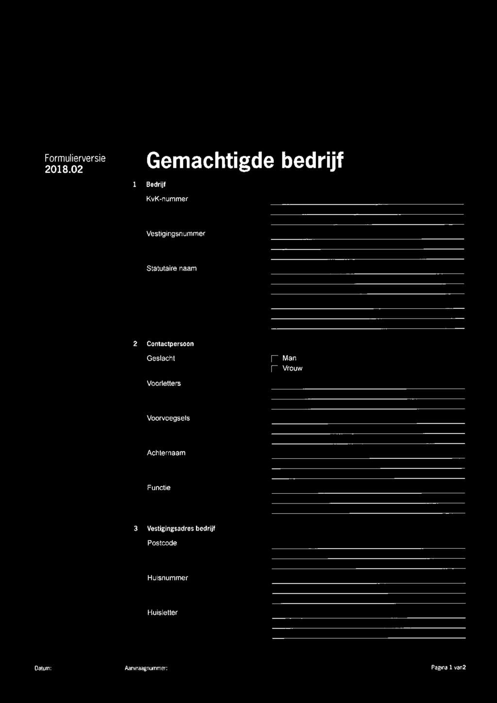 Voorletters Voorvoegsels Achternaam Functie 3 Vestigingsadres