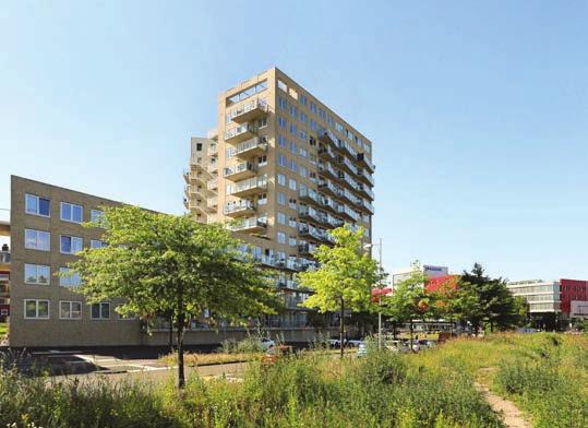 Het eigentijdse appartementencomplex ligt dichtbij de binnenstad van Amersfoort.