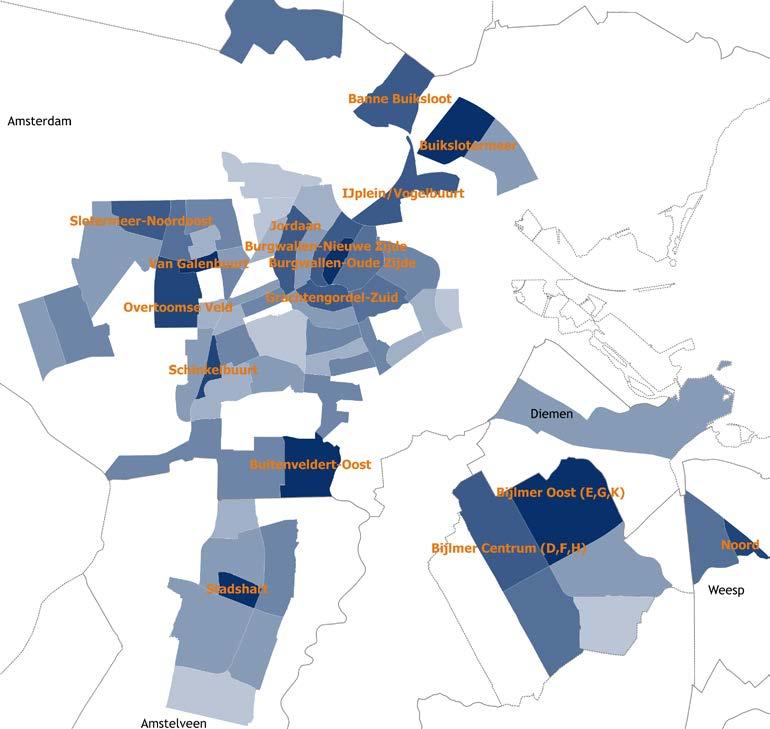 Groningen bijvoorbeeld behoort in 2017 tot de groep gemeenten met het hoogste aandeel koopwoningen gekocht door een particuliere verhuurder (11%), maar daar lag in 2009 het aandeel ook al hoog (5%).