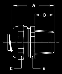 5 30,8 NPT 90 koppeling, compact, uitwendige draad, NPT NPT 1/2 16 11,2 35 14 26-24 10 714.012.