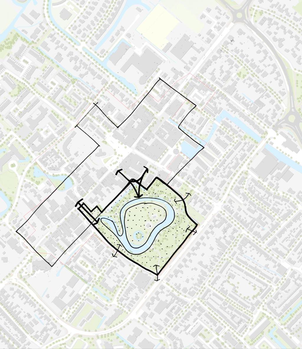 Thematiek en opgaven > Park Park vormt belangrijke kwaliteitsdrager binnen het centrum Toegevoegde waarde = rust en verpozing Welke bijdrage kan het park