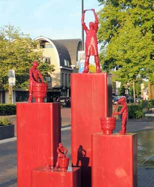 Deze werken zijn een geschenk van de Stichting Brummen 1200. Verder staan in Eerbeek enkele kunstwerken die verwijzen naar de voor het dorp zo belangrijke papierindustrie.